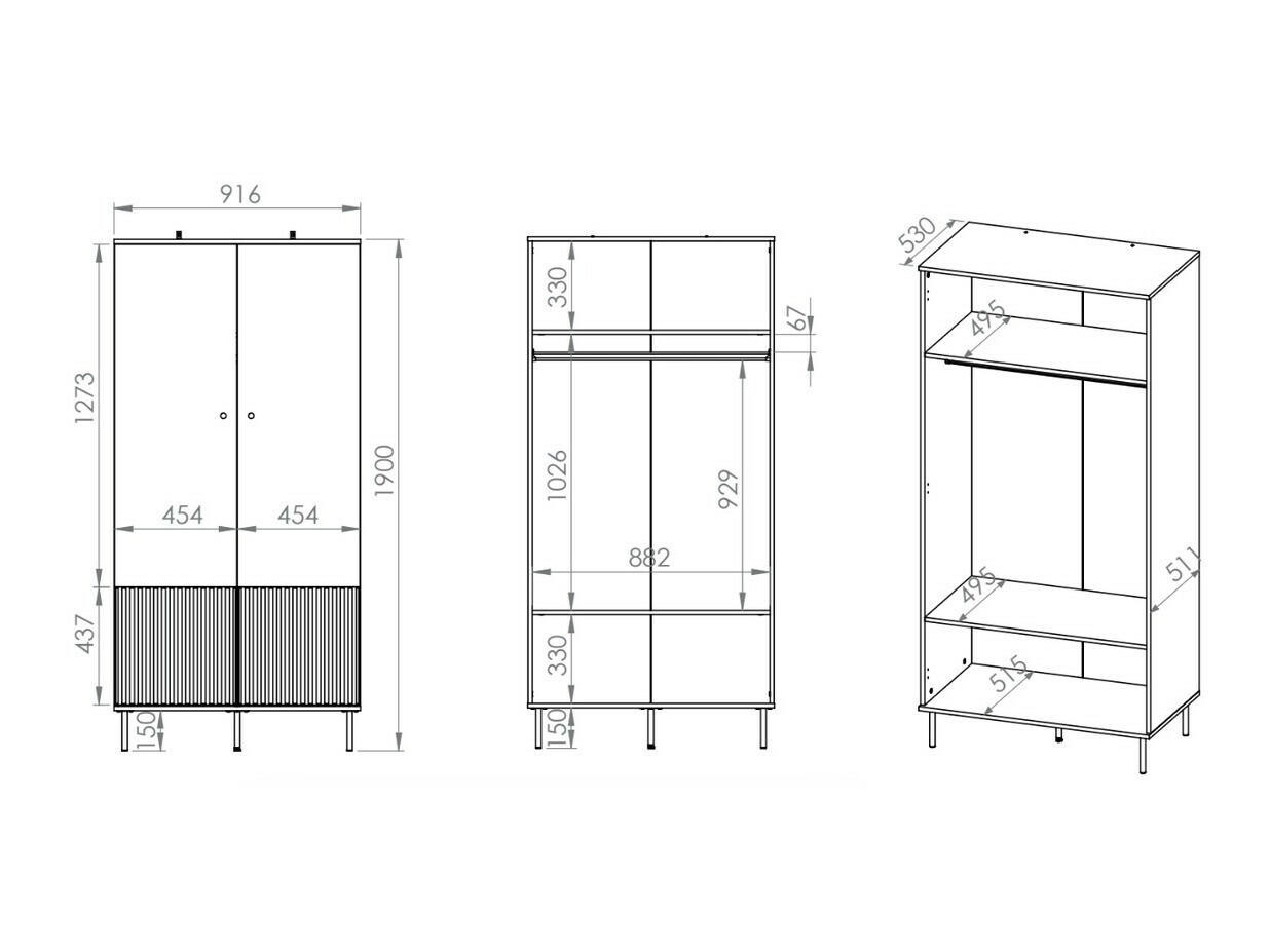 Armoire Marmeli 100