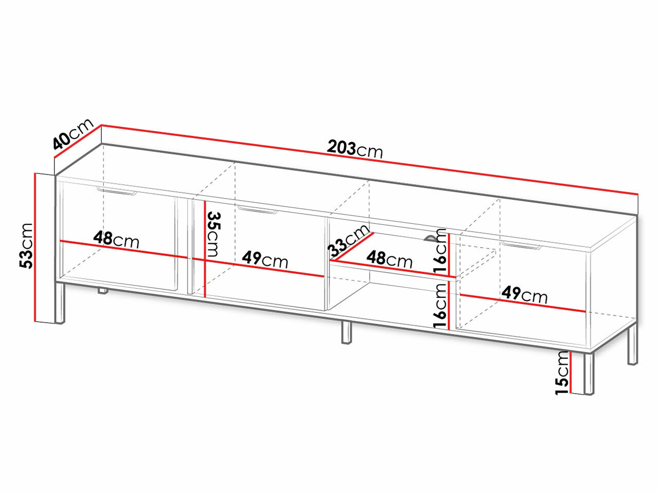 Meuble TV Velsoru 105