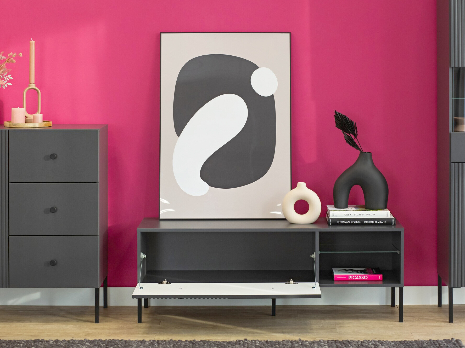 Meuble TV Etliva 104 (Anthracite)