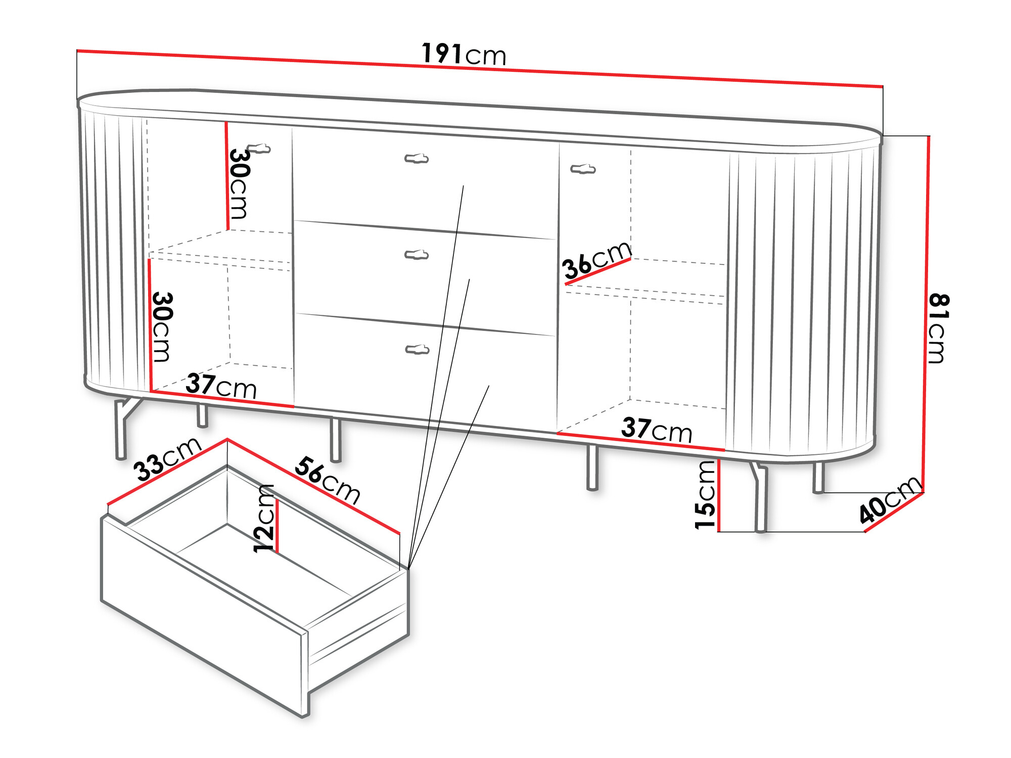 Commode Novmono 115