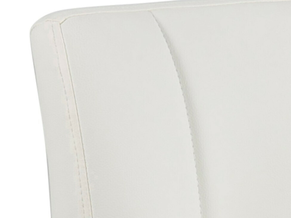 Chaise de bar mi-hauteur Norsica 145 (Blanc + Argent)