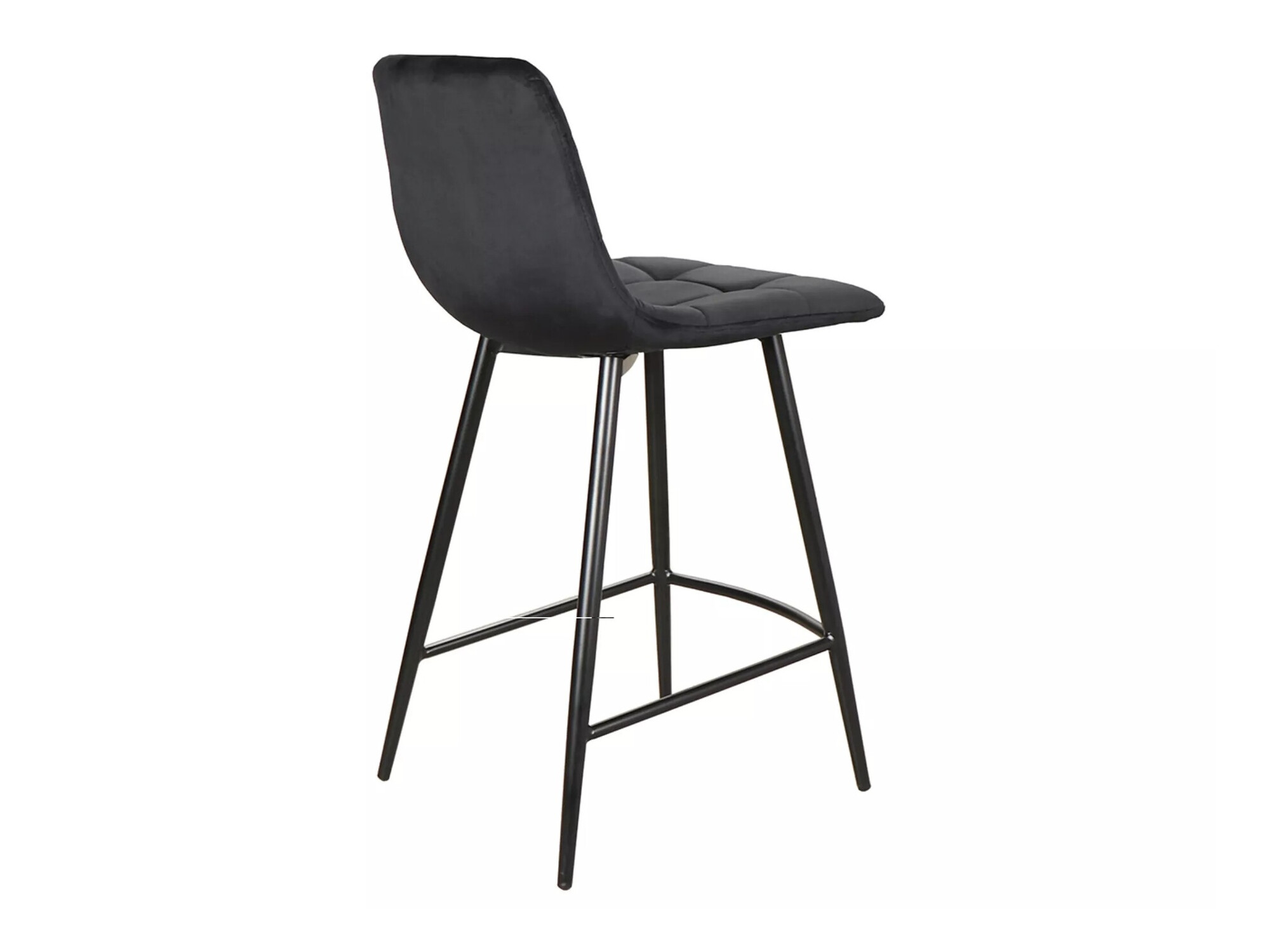 Chaise de bar mi-hauteur Detroit 642 (Noir)