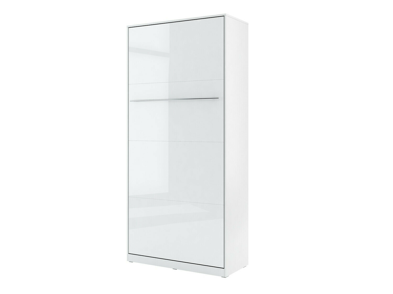 Ensemble de meubles Concept Pro Lenart XII (Blanc brillant + Blanc)