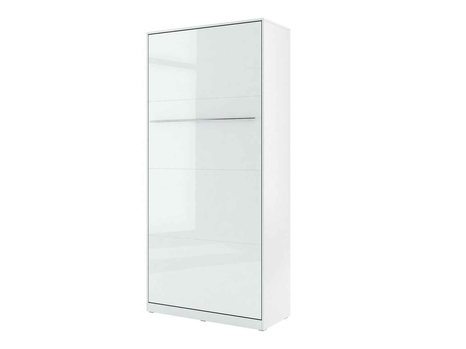 Ensemble de meubles Concept Pro Lenart XII (Blanc brillant + Blanc)