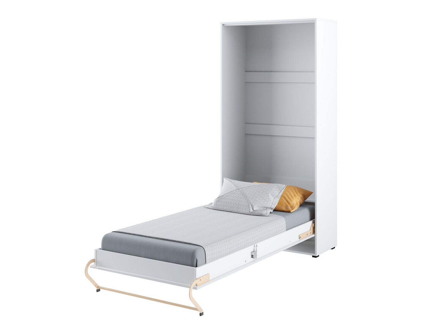 Ensemble de meubles Concept Pro Lenart XII (Blanc brillant + Blanc)