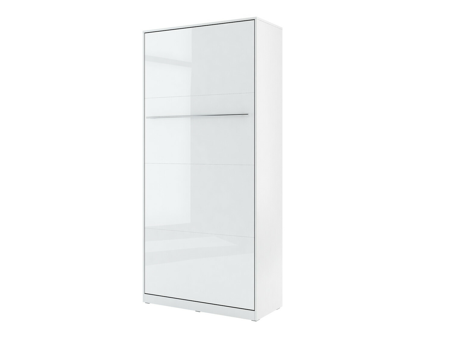 Ensemble de meubles Concept Pro Lenart XII (Blanc brillant + Blanc)
