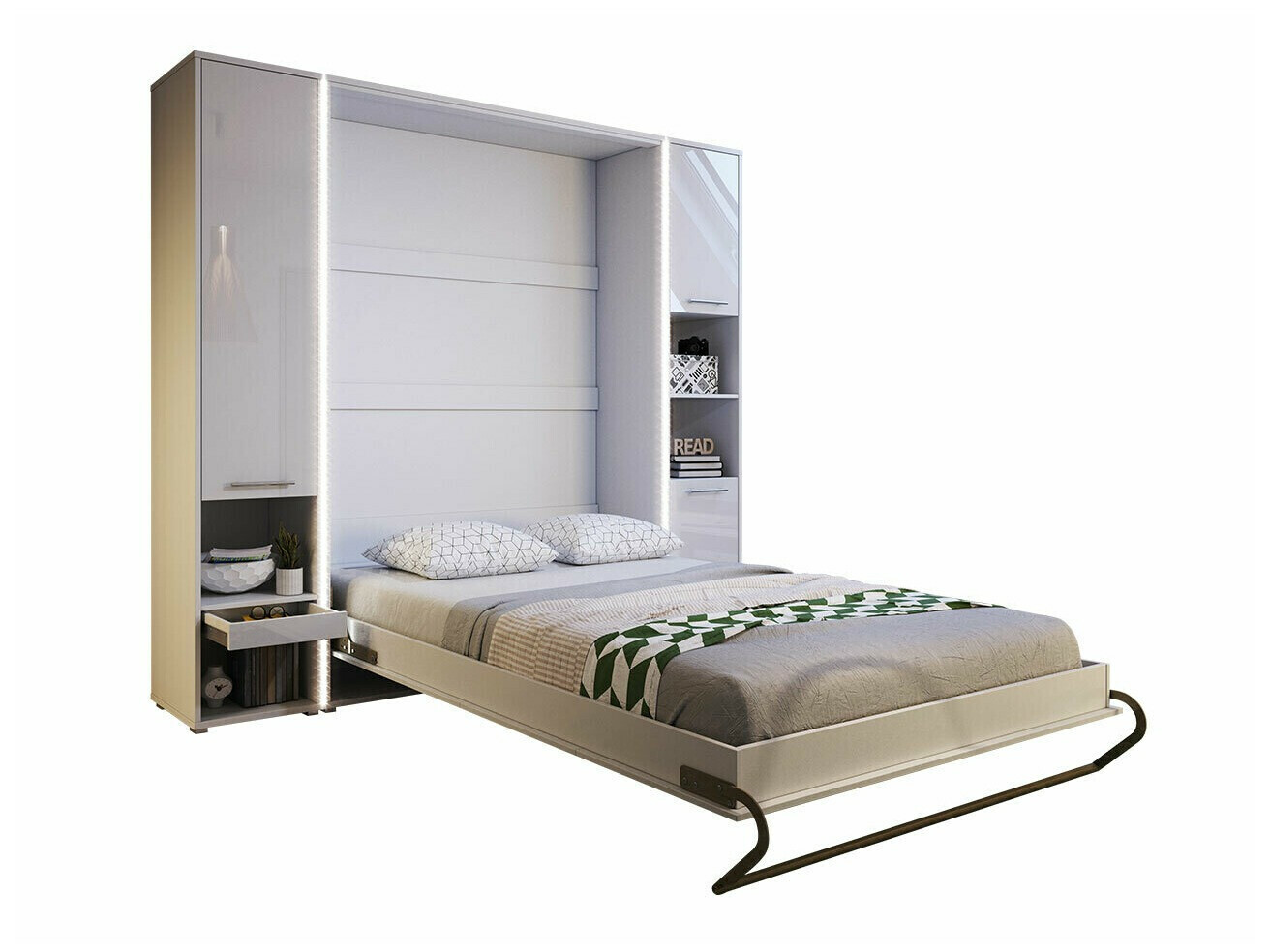 Ensemble de meubles Concept Pro Lenart XII (Blanc)