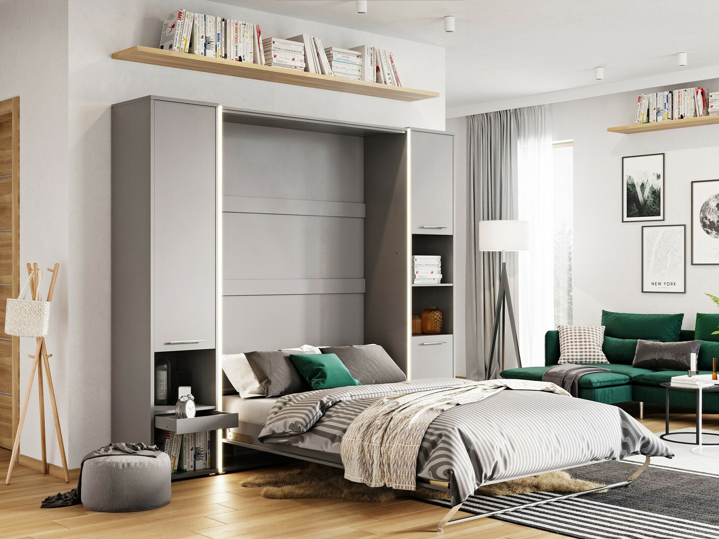 Ensemble de meubles Concept Pro Lenart XII (Gris)