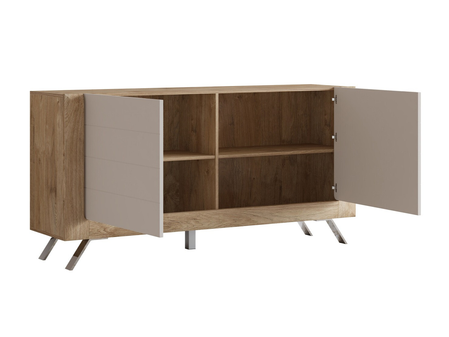 Buffet Sovera 107 (Chêne doré + Cachemire)
