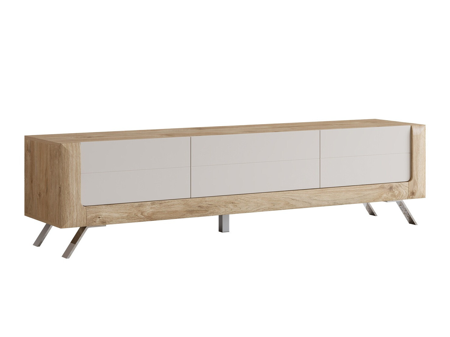 Meuble TV Sovera 104 (Chêne doré + Cachemire)