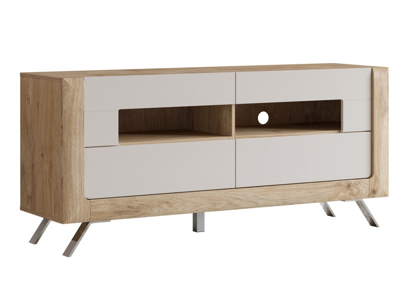 Meuble TV Sovera 105 (Chêne doré + Cachemire)