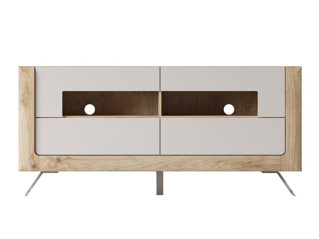 Meuble TV Sovera 105 (Chêne doré + Cachemire)
