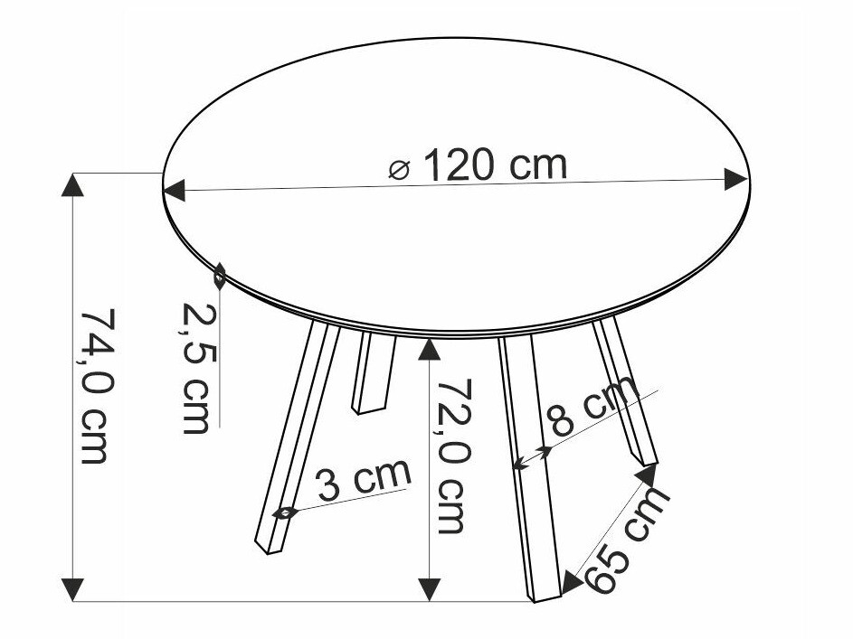 Table Houston 1875