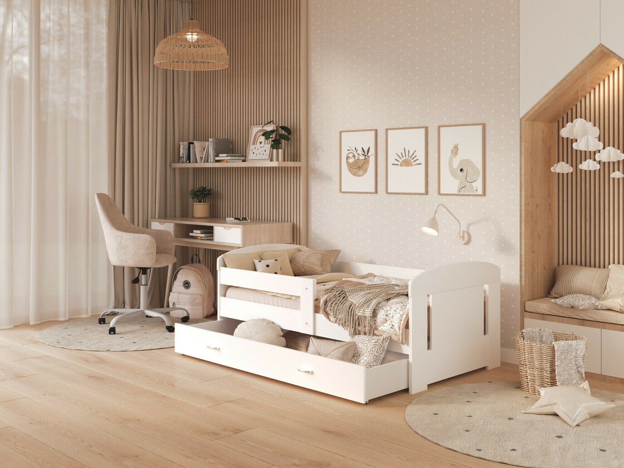 Lit Tentive 100 (Blanc)