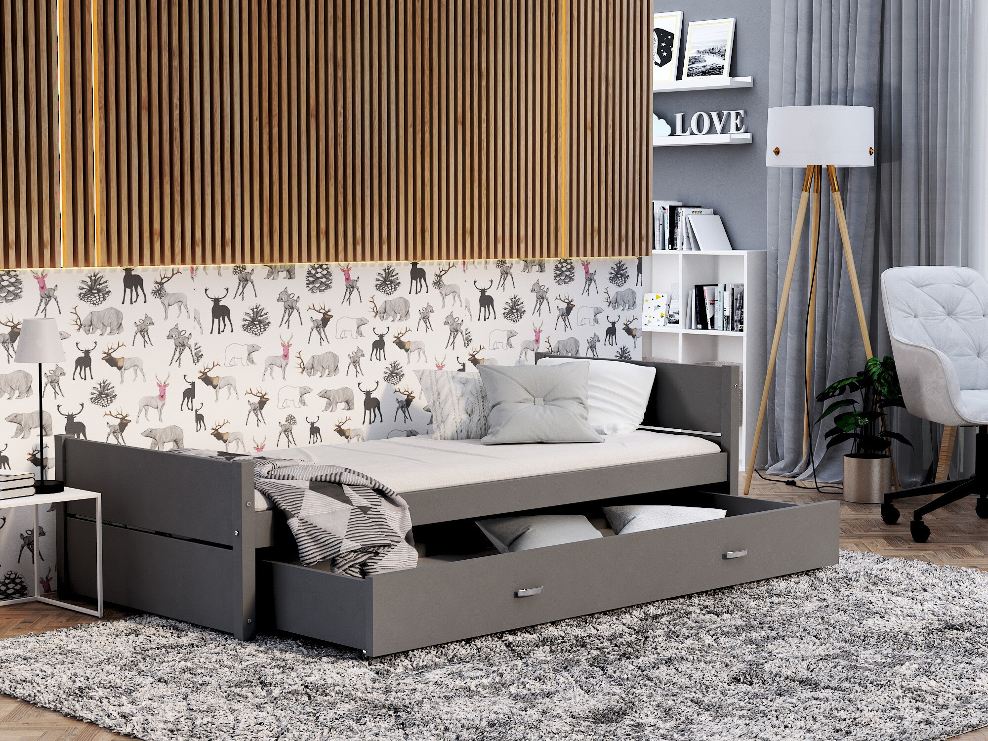 Lit Aurora 176 (Gris)