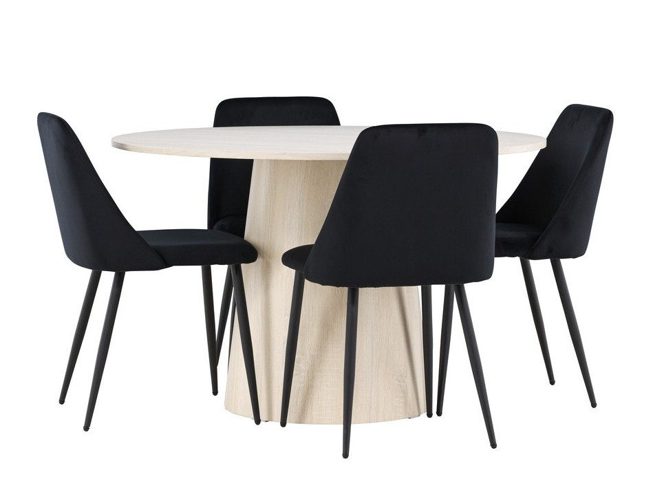 Salle à manger complète Dallas 4248 (Brun clair)