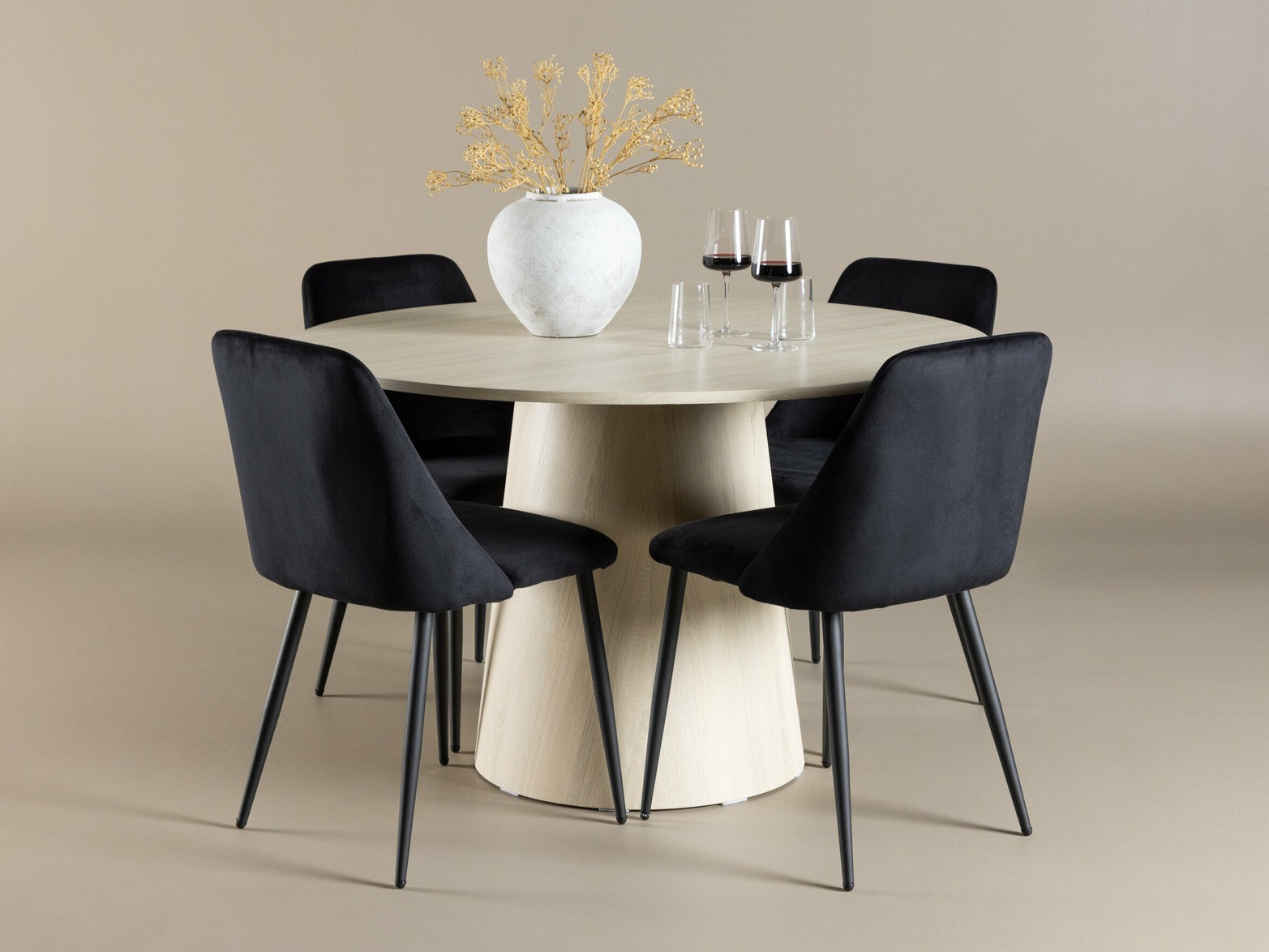 Salle à manger complète Dallas 4248 (Brun clair)