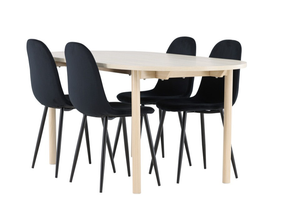 Salle à manger complète Dallas 4612 (Brun clair)