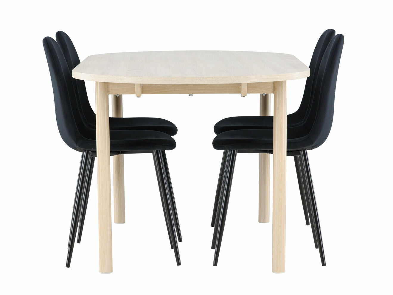 Salle à manger complète Dallas 4612 (Brun clair)