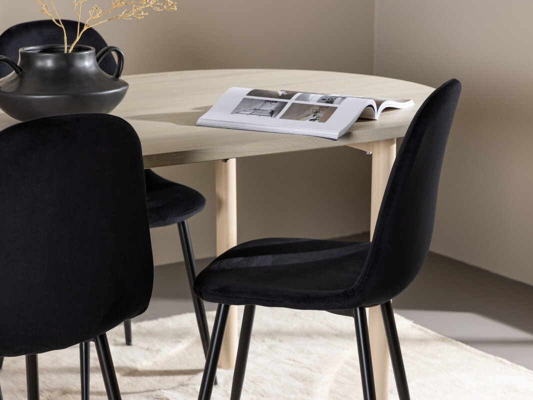 Salle à manger complète Dallas 4612 (Brun clair)