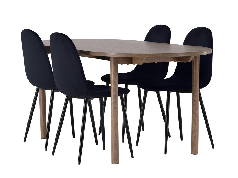 Salle à manger complète Dallas 4612 (Marron)