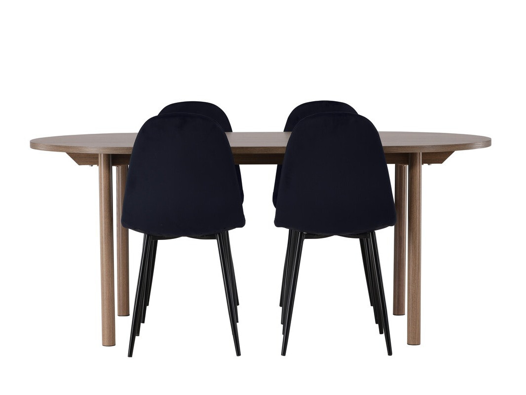 Salle à manger complète Dallas 4612 (Marron)