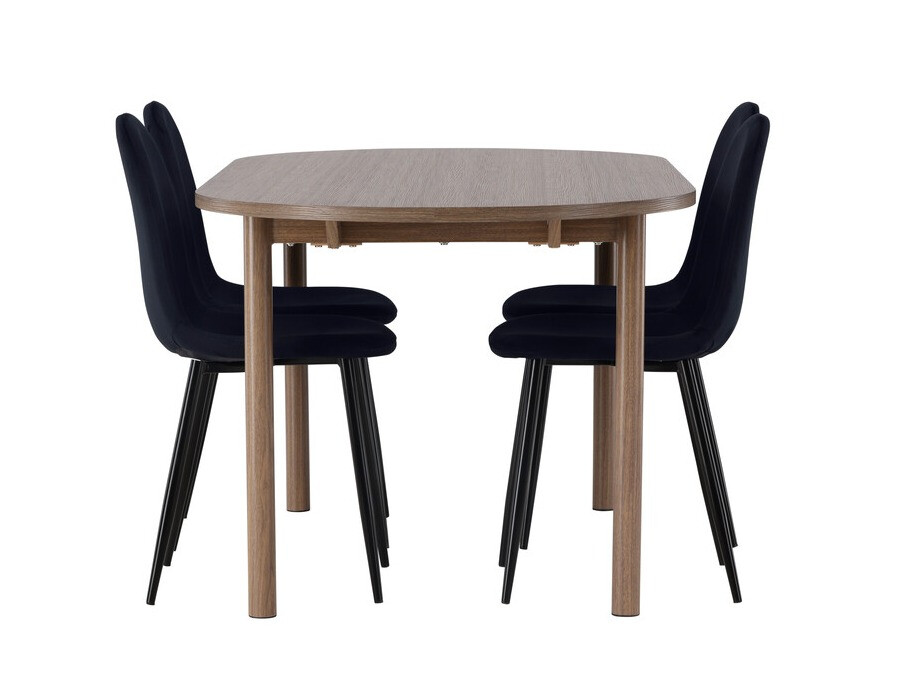Salle à manger complète Dallas 4612 (Marron)