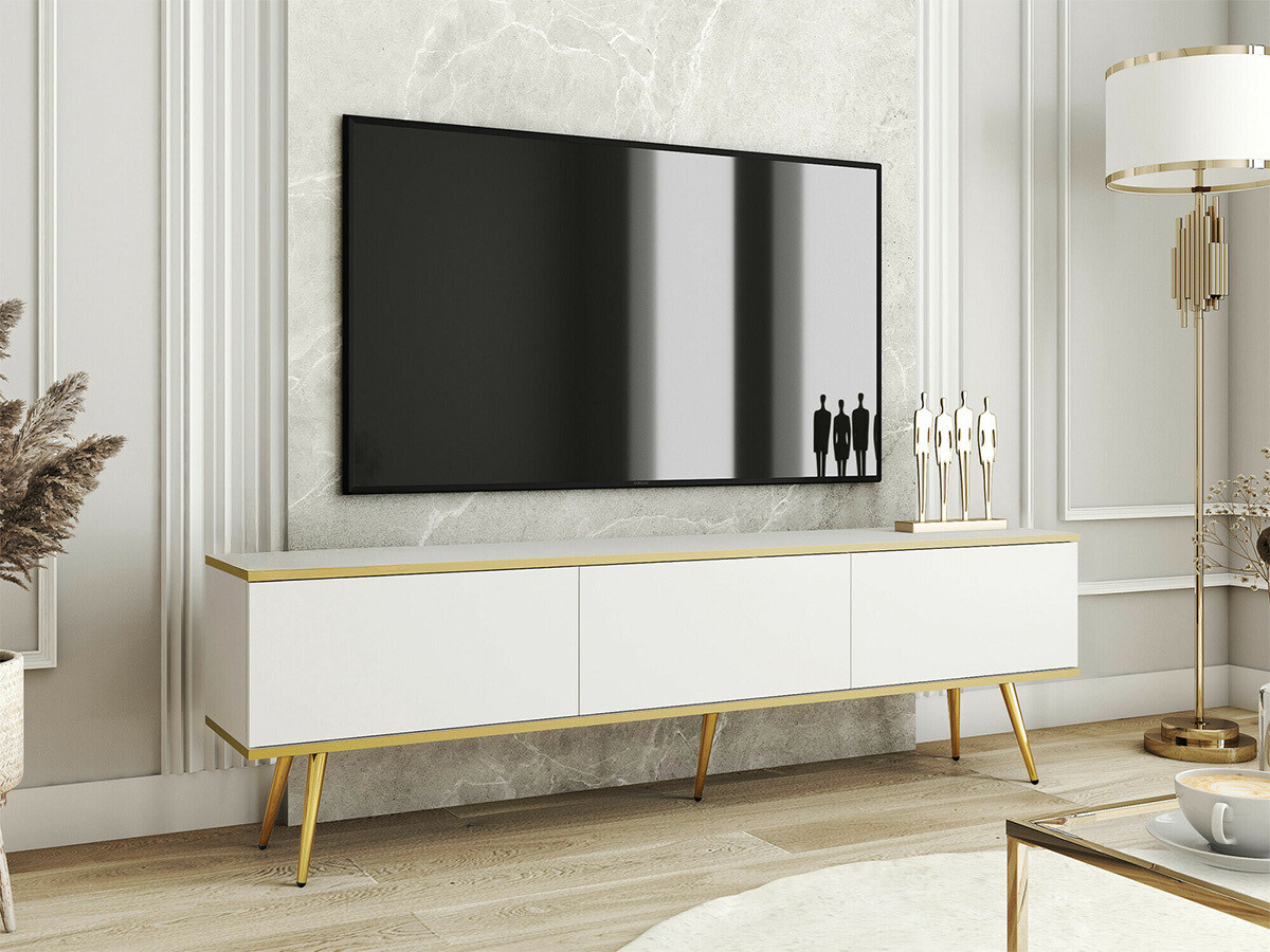 Meuble TV Princal II (Blanc)