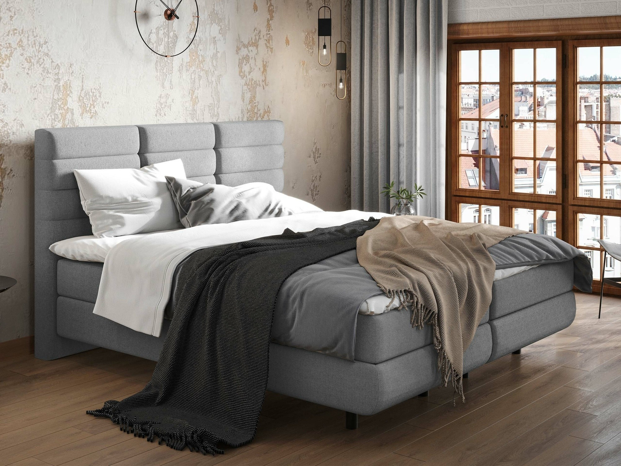 Lit boxspring ComfiDream Serena (Barrel 90)