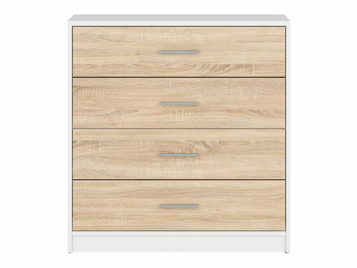 Commode Novsore 101 (Blanc + Sonoma chêne)