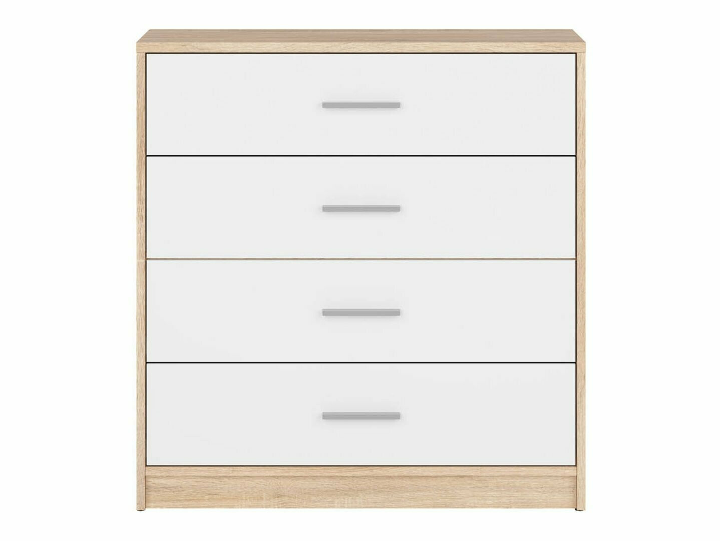 Commode Novsore 101 (Sonoma chêne + Blanc)