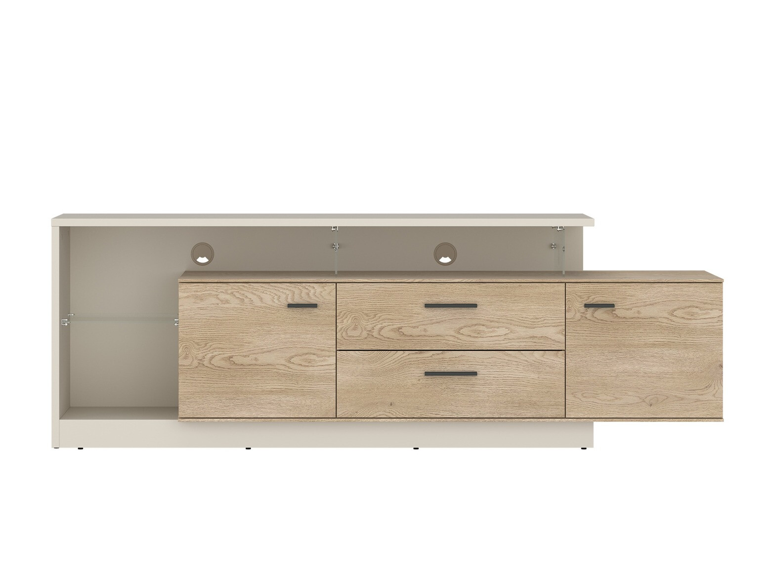 Meuble TV Avicoro 106 (Cachemire + Sonoma chêne)