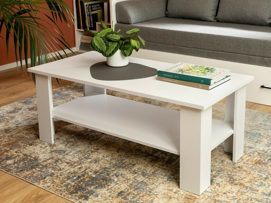 Table basse Novsore 110 (Blanc)