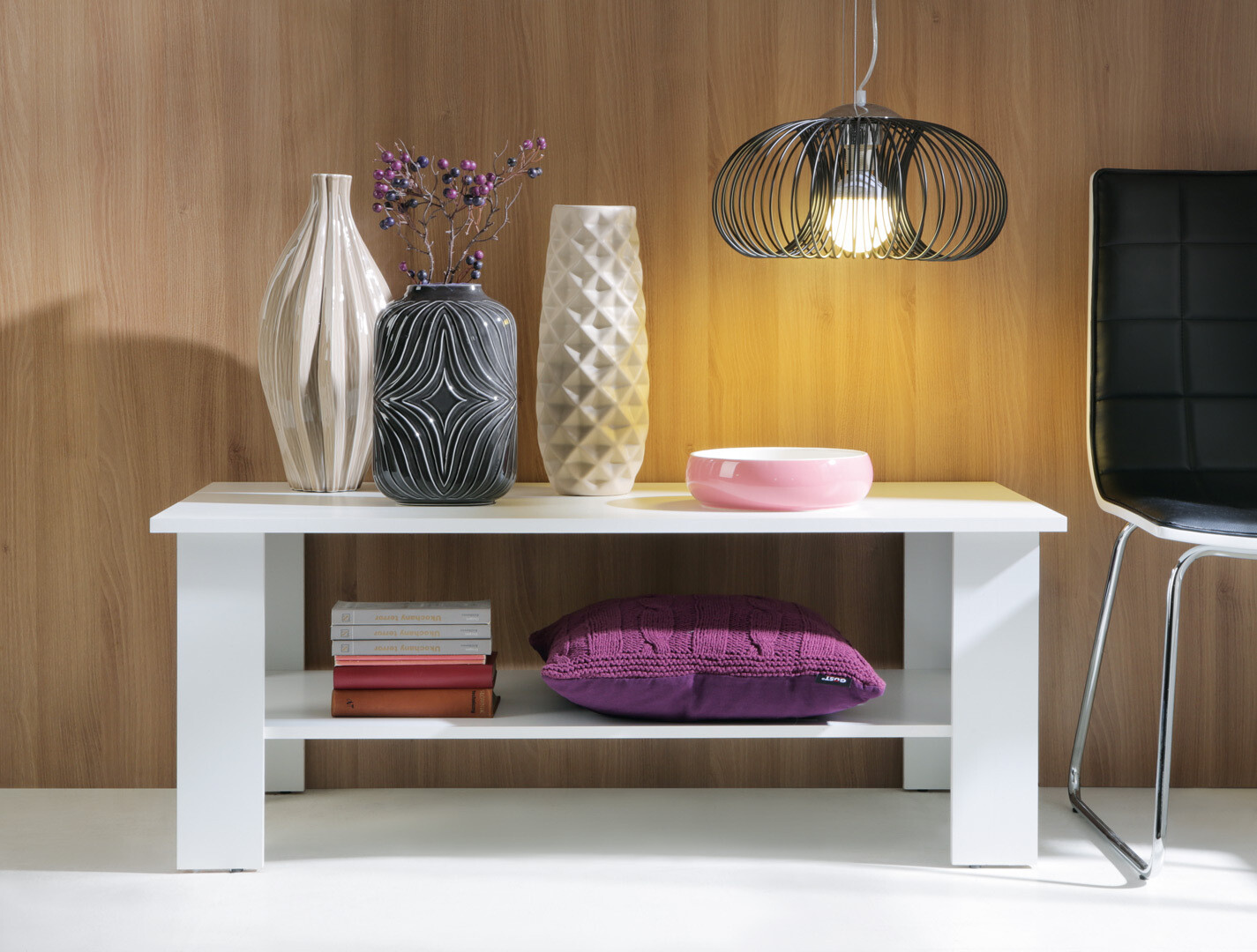 Table basse Novsore 110 (Blanc)