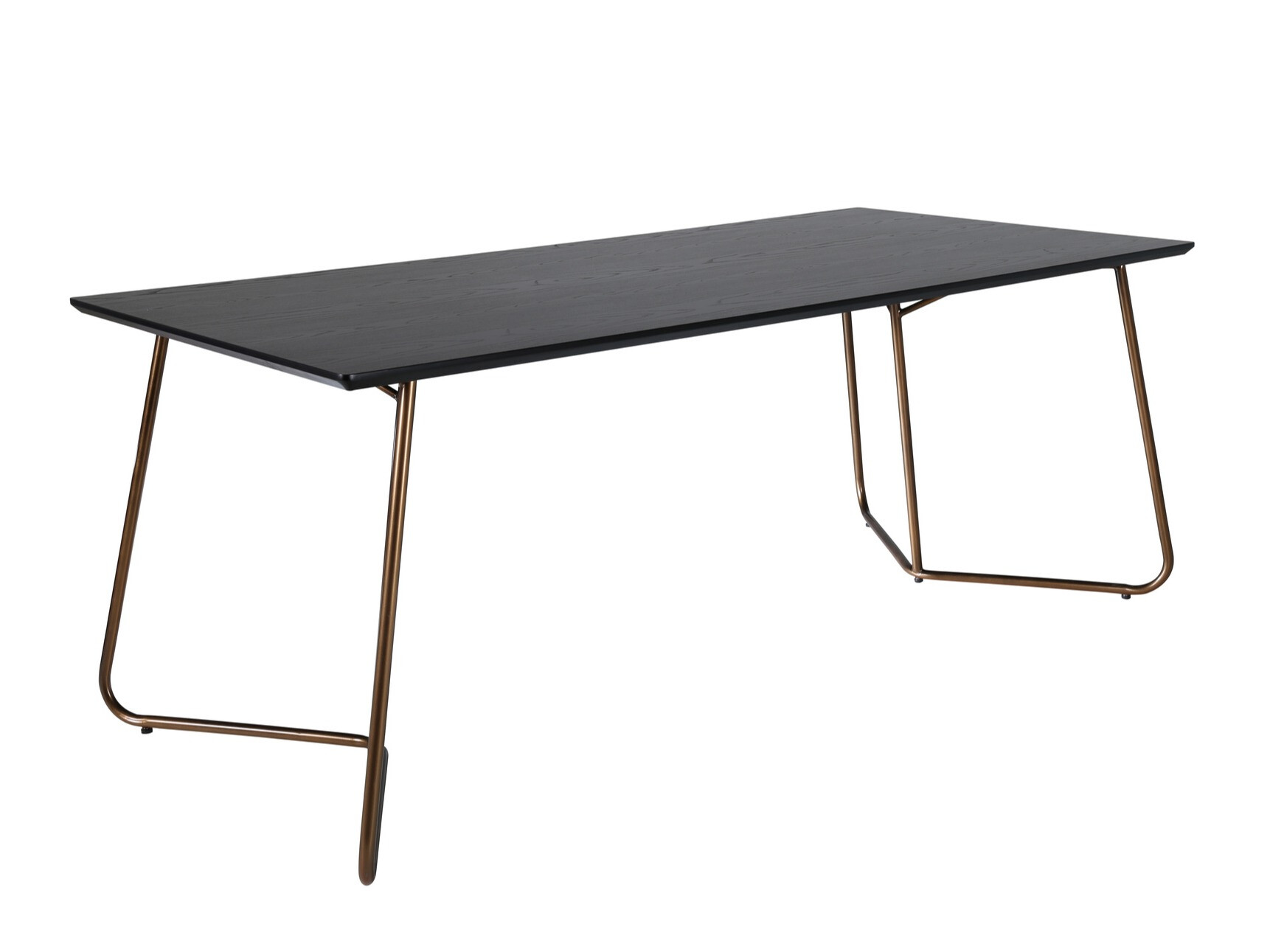 Salle à manger complète Dallas 3039 (Noir + Cuivre)