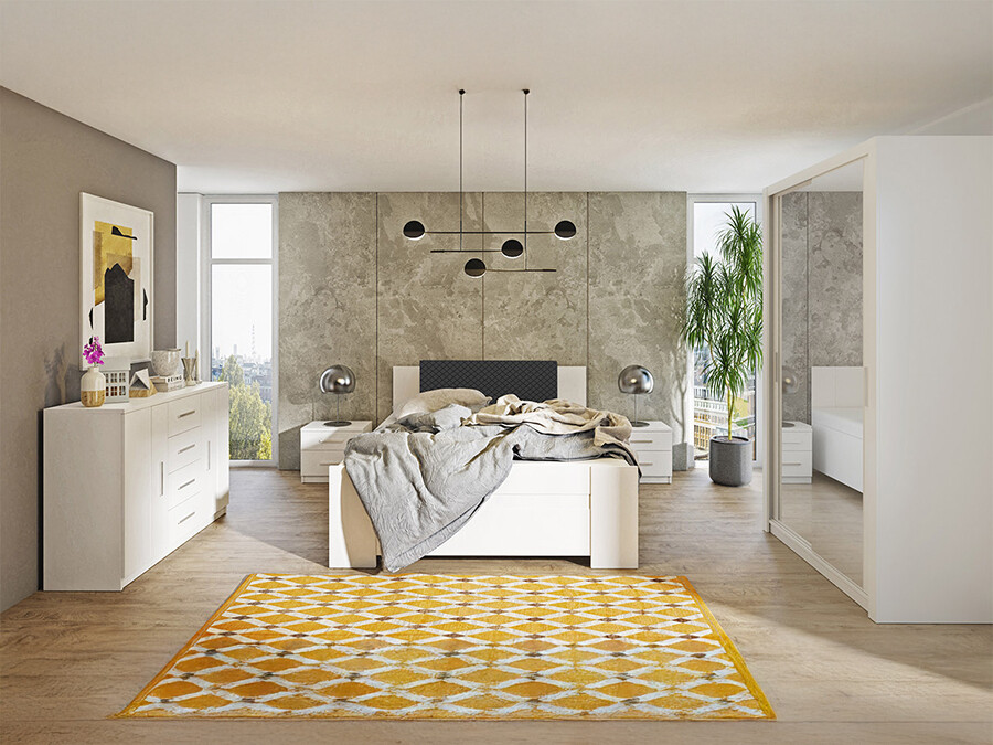 Ensemble de chambre Catromi 112 (Blanc + Soft Pik 011)