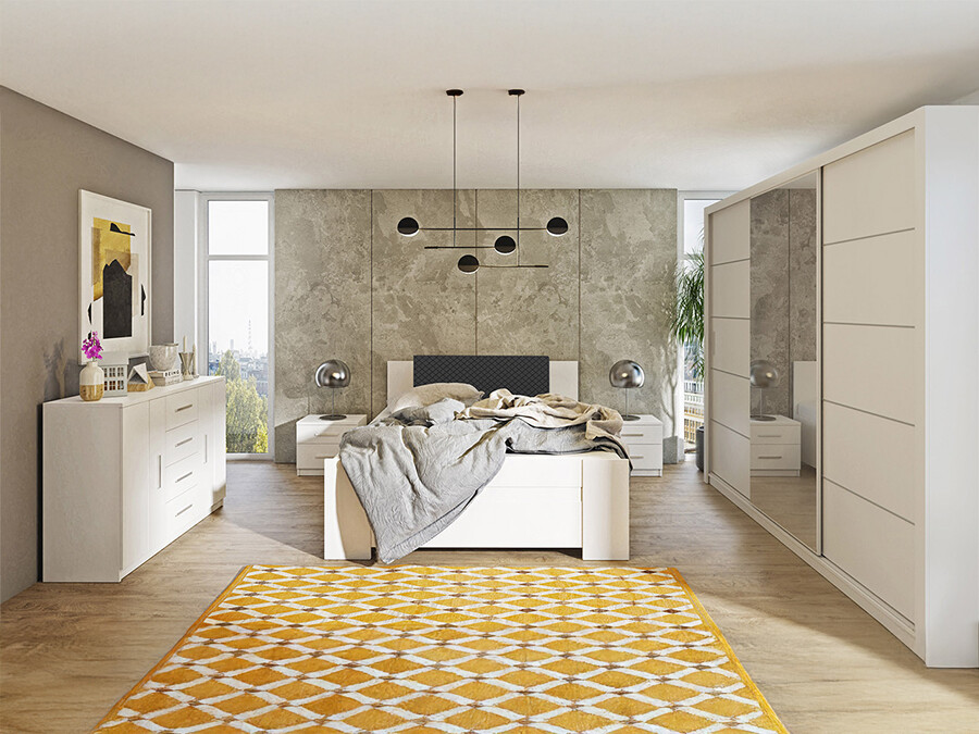 Ensemble de chambre Catromi 116 (Blanc + Soft Pik 011)