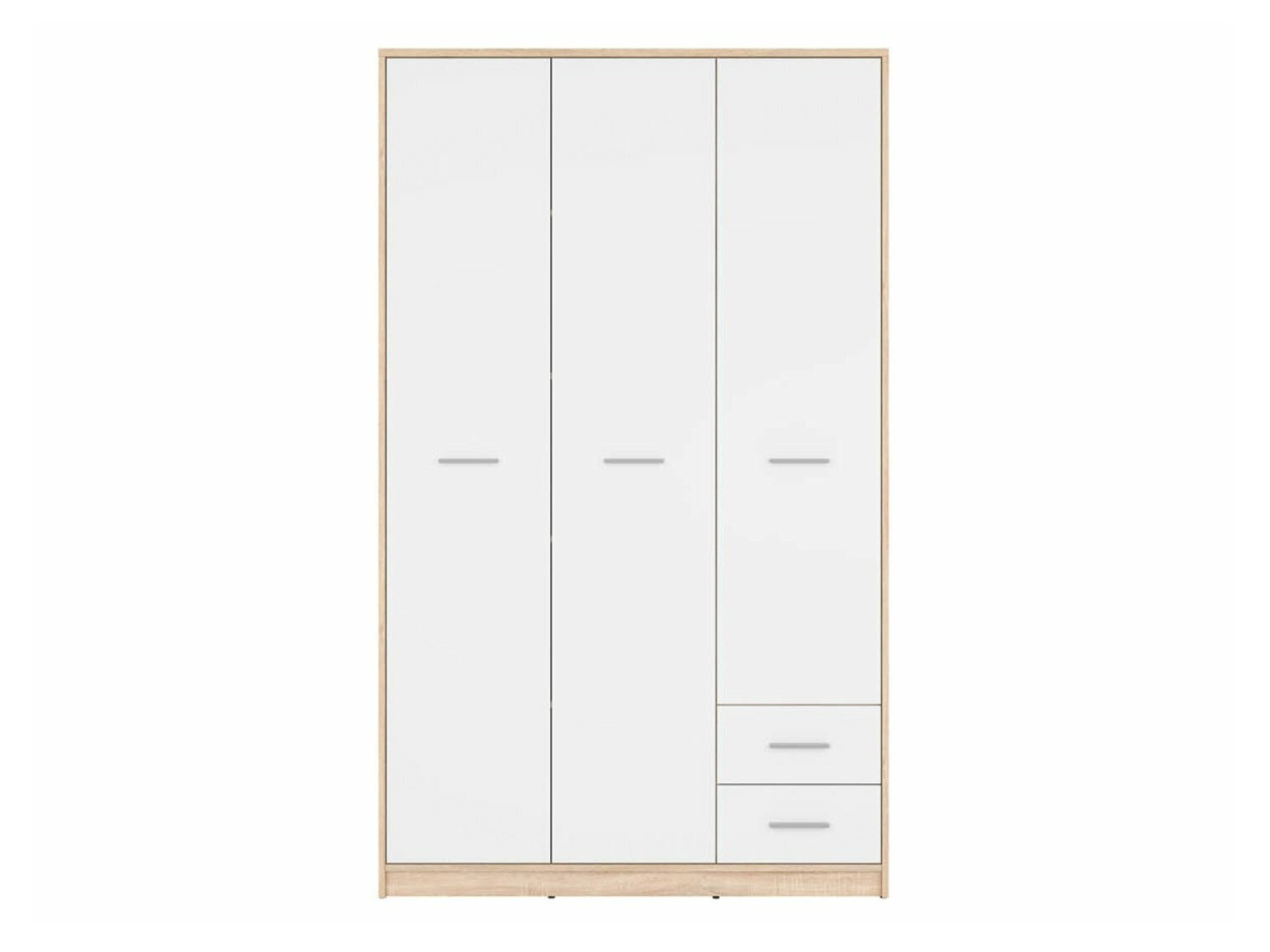 Armoire Novsore 134 (Sonoma chêne + Blanc)