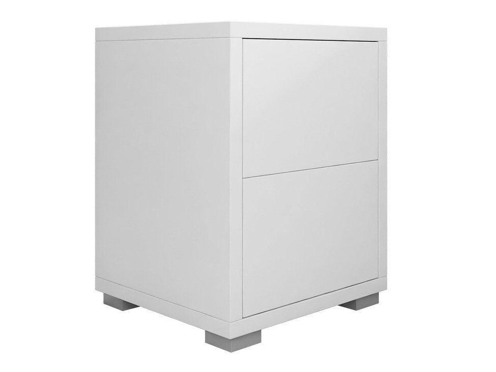 Table de chevet Comfivo Tutela (Blanc)
