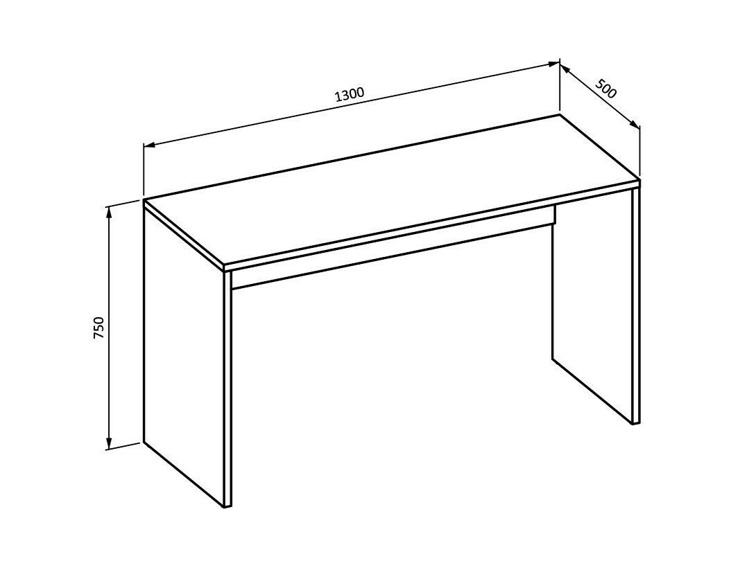 Bureau Austin 347 (Blanc)