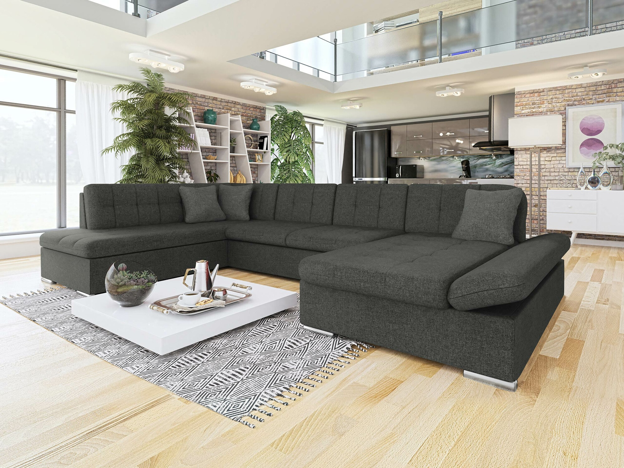 Canapé d'angle Comfivo Tilia (Lux 06 + Lux 05)