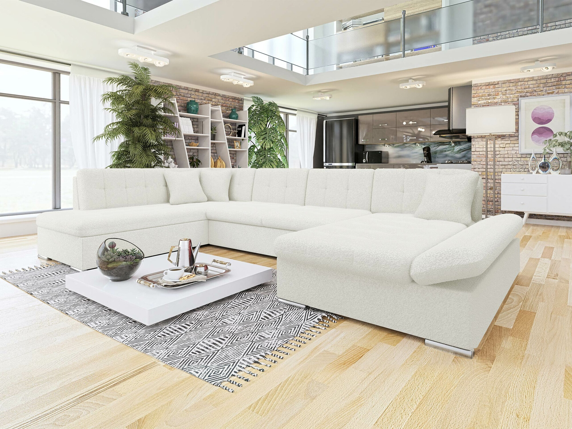 Canapé d'angle Comfivo Tilia II (Baloo 2073)