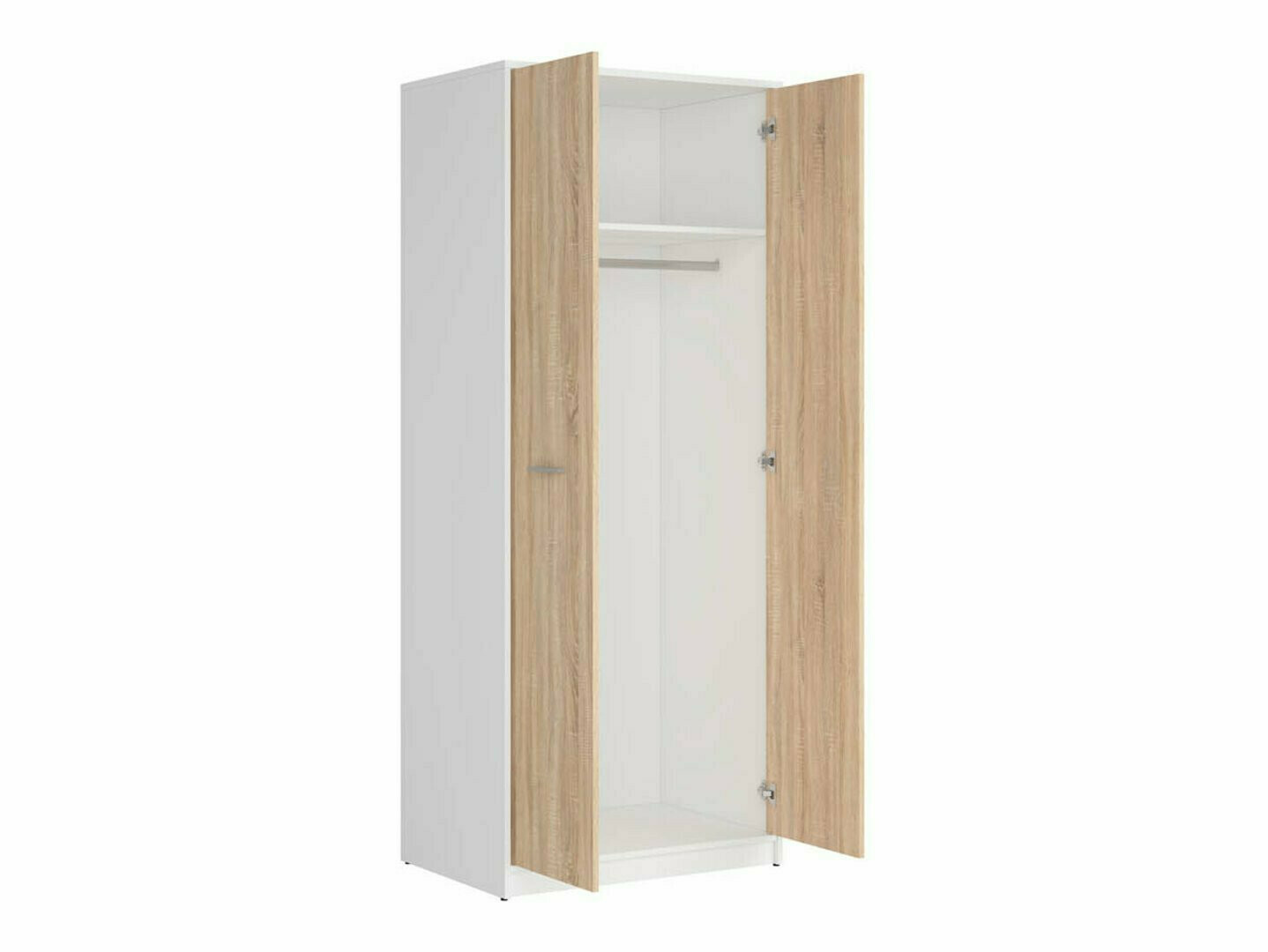 Ensemble de chambre Novsore 147 (Blanc + Sonoma chêne)