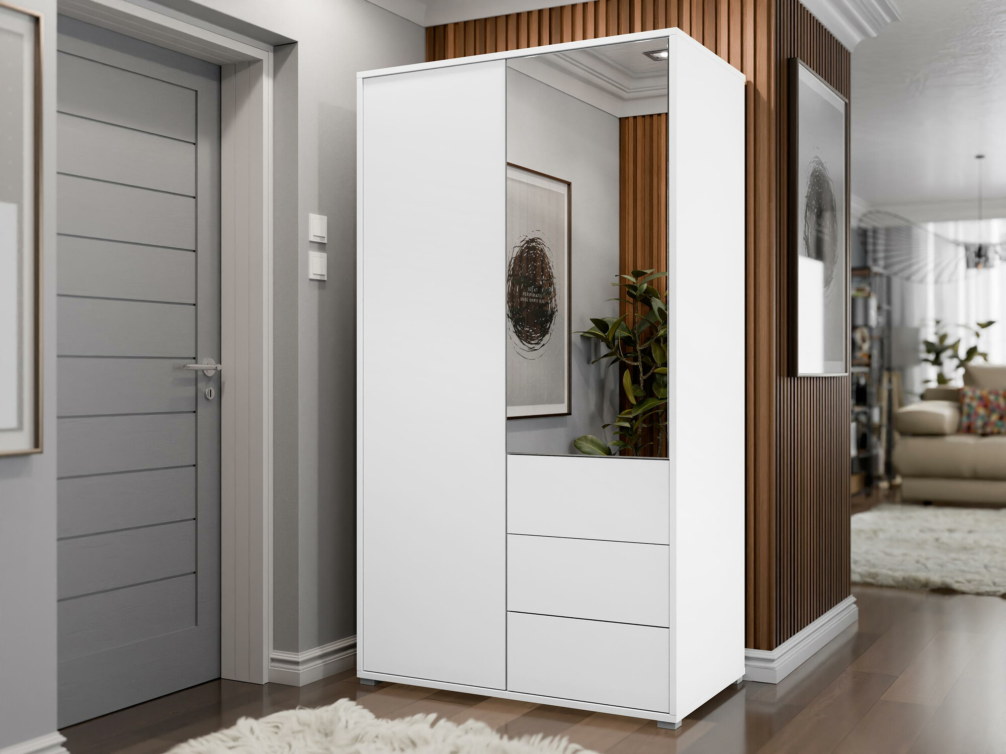 Armoire Comfivo Tutela (Blanc)