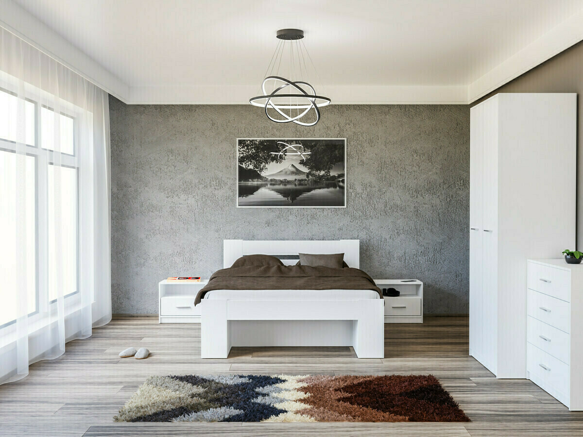Ensemble de chambre Novsore 147 (Blanc)