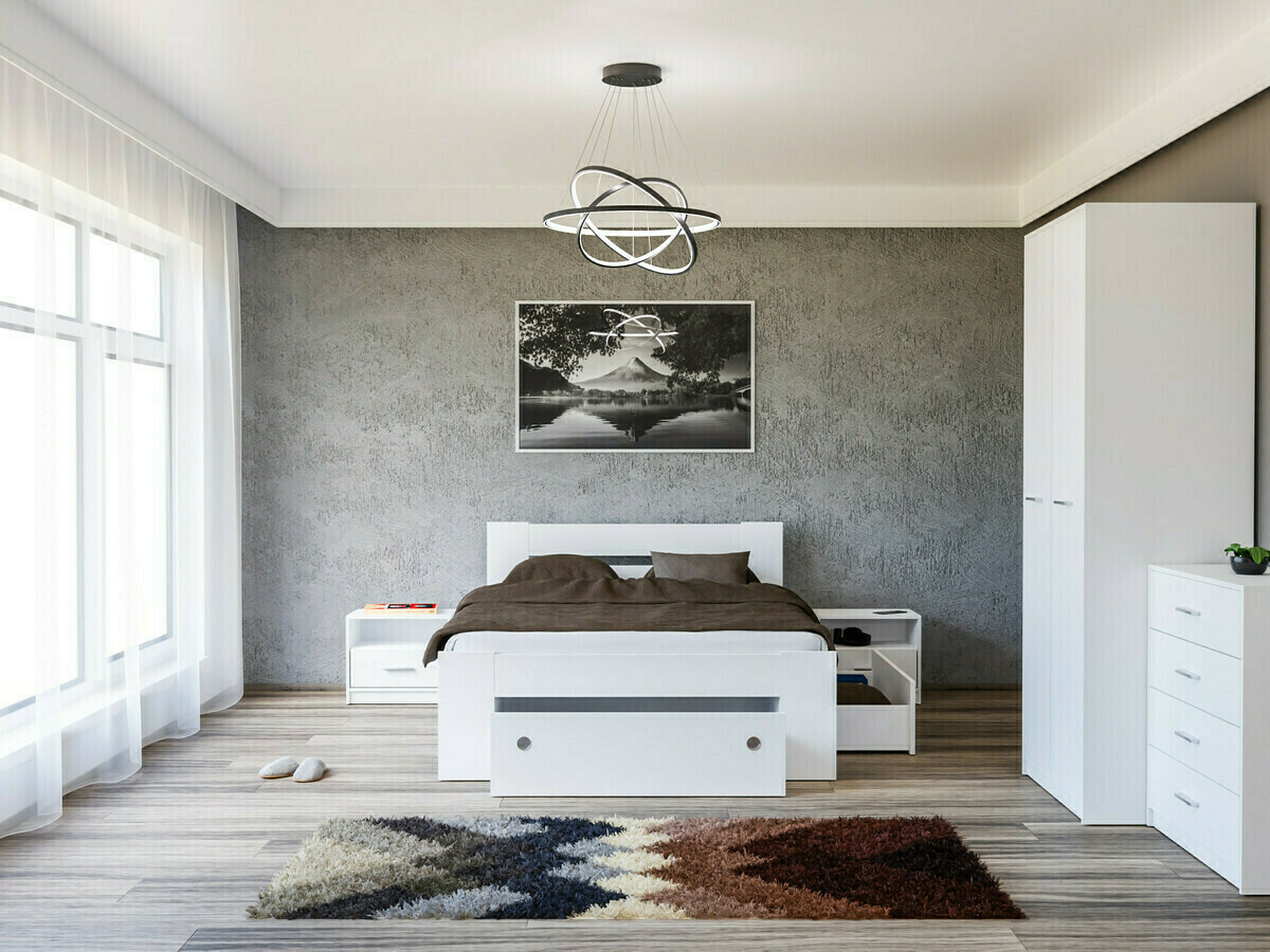 Ensemble de chambre Novsore 147 (Blanc)