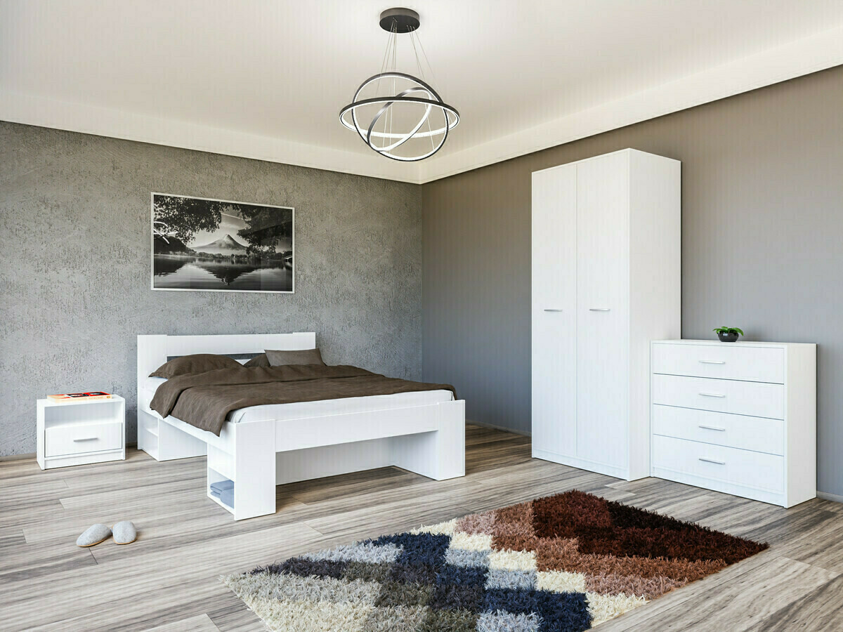 Ensemble de chambre Novsore 147 (Blanc)