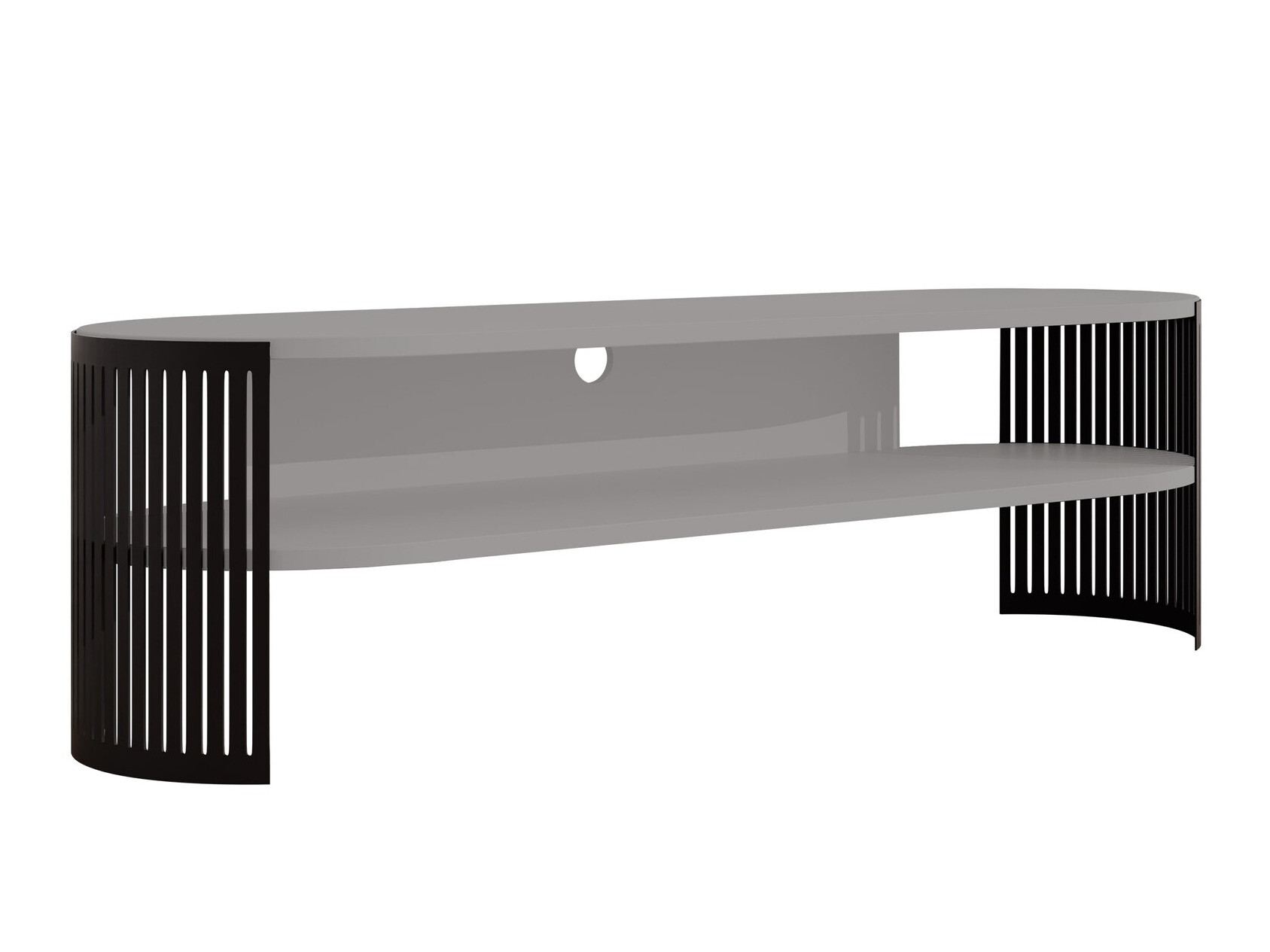 Meuble TV Civer (Noir + Graphite)