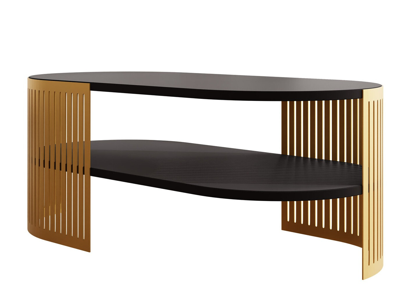 Table basse Civer VII (Doré + Noir)