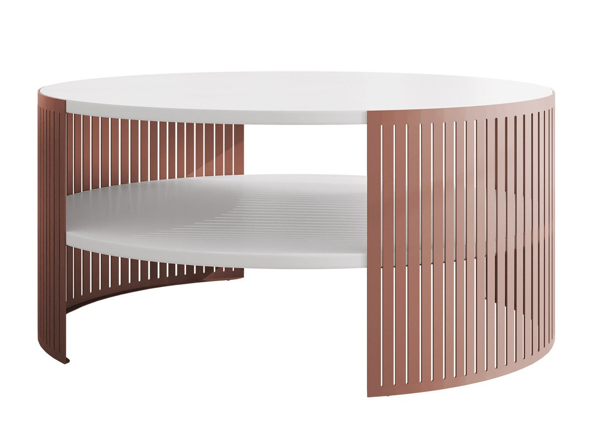 Table basse Evanola 102 (Rose + Blanc)